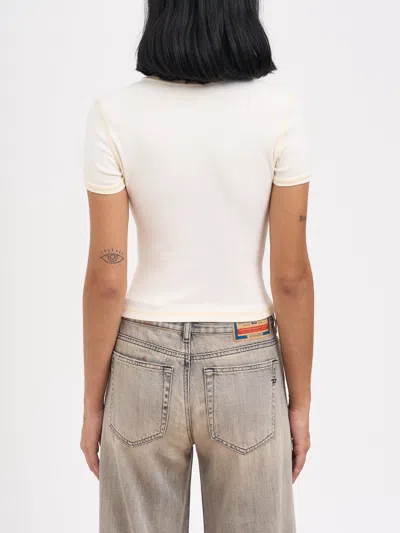 Diesel T-ele Vanila T-shirt In White