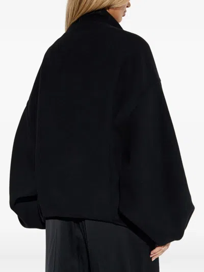 Darkpark "north Midioversize" Cashmere Wool Jacket In Black