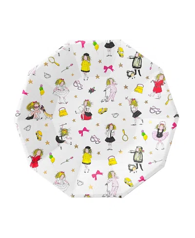 Jollity & Co Eloise At The Plaza Large Paper Plates, Set Of 8 In Multi