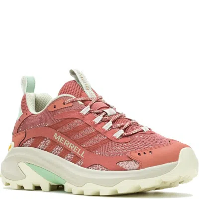 Merrell Moab Speed 2 J038244 Sneakers Women's Sedona Lace Up Hiking Shoes Tf7787 In Pink
