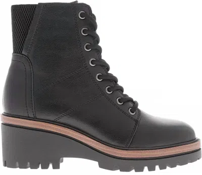 Mia Women's Symth Combat Wedge Boots In Black In Black