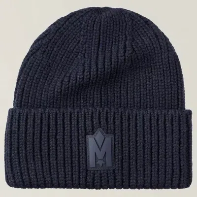 Mackage Women's Jude Wool-blend Beanie, Black In Blue