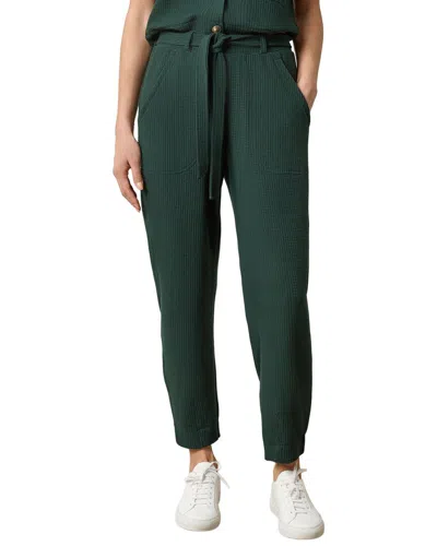 Lilla P Belted Pant In Green