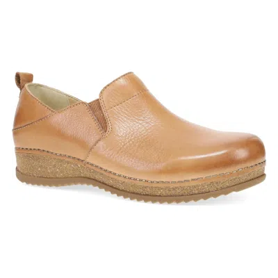 Dansko Meara Milled Leather Clog In Tan