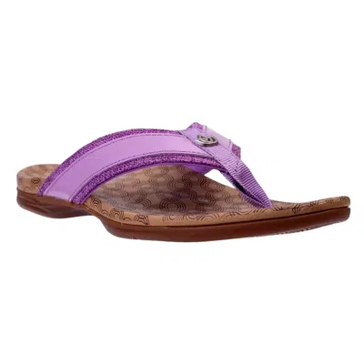 Spenco Cabo A596582 Flip Flop Womens Purple Slip On Thong Sandals Gal1707 In Purple