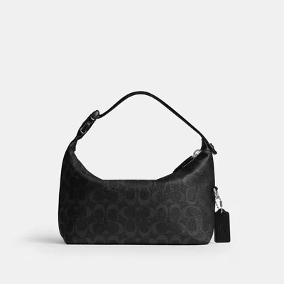 Coach Travel Kit With Speedclip In Signature Canvas In Black