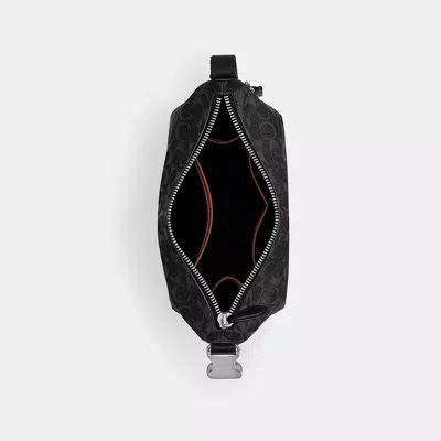 Coach Travel Kit With Speedclip In Signature Canvas In Black