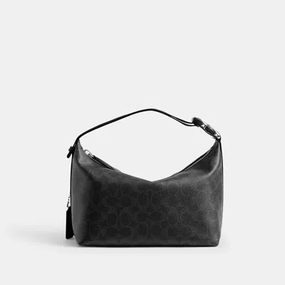 Coach Travel Kit With Speedclip In Signature Canvas In Black