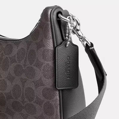 Coach Nolan Hobo Bag In Signature Canvas In Gray