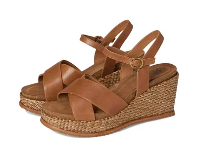 Söfft Women's Diana Espadrille Platform Wedge Sandal In Brown
