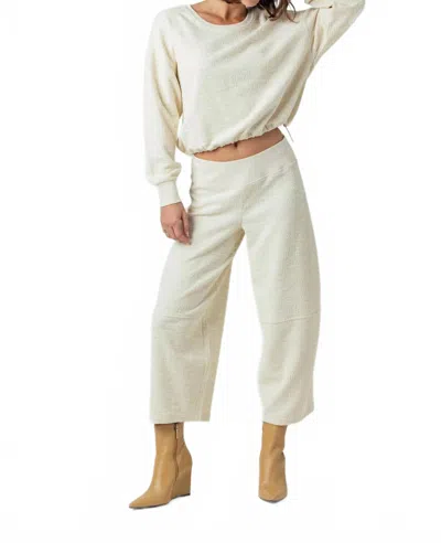 Sundays Audelia Wide Leg Pants In Coconut Milk In White