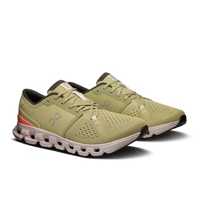 On Cloud X 4 3me30043082 Sneakers Mens Caper Salm Lace Up Running Shoes Tf7841 In Green