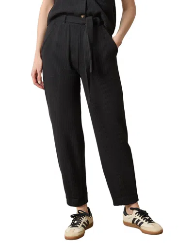 Lilla P Belted Pant In Black