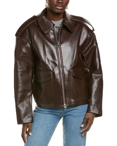 Endless Rose Oversized Jacket In Brown