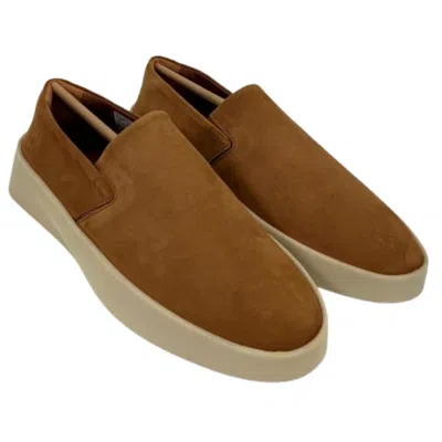 Wolf & Shepherd Cruise Unisex Brown Suede Slip-on Casual Shoes Gal1149 In Brown