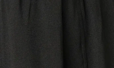 Gibsonlook Puff Sleeve Crepe Fit & Flare Dress In Black