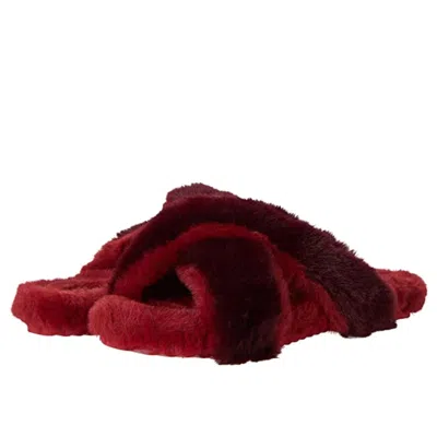 Faryl By Farylrobin Mori Sandal Womens Burgundy Criss Cross Strap Gal1024 In Red