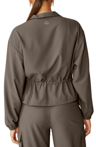 Beyond Yoga City Chic Jacket In Brown