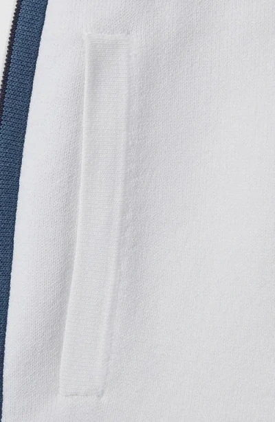 Reiss Heddon Sr. Stripe Accent Shorts In White