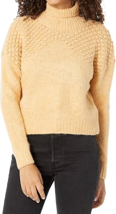 Free People Bradley Pullover Sweater In Camel Heather In Brown