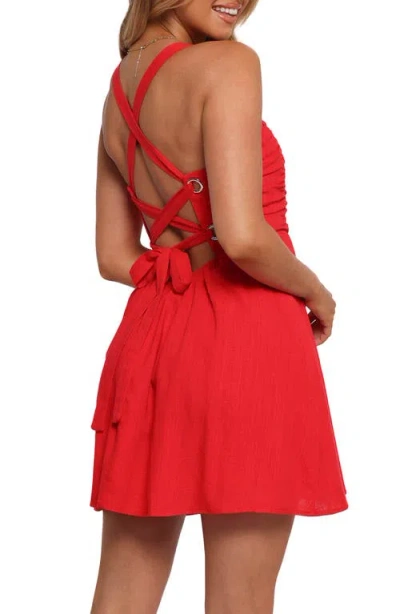 Petal And Pup Petal & Pup Callia Minidress In Red