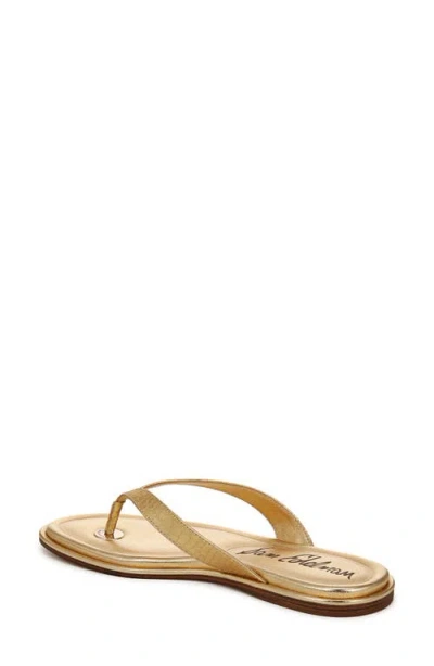 Sam Edelman Remi Flip Flop In Gold