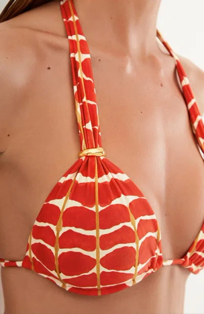 Vix Paula Hermanny Agni Bia Tube Bikini Top In Red