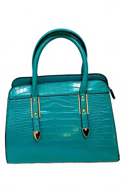 Mersi Women's The Elsa Satchel In Sage In Blue