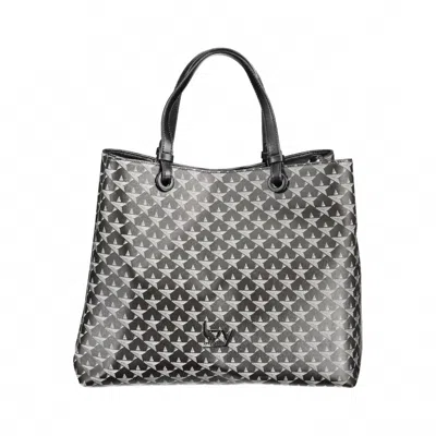 Byblos Women's Pvc Handbag In Black In Black