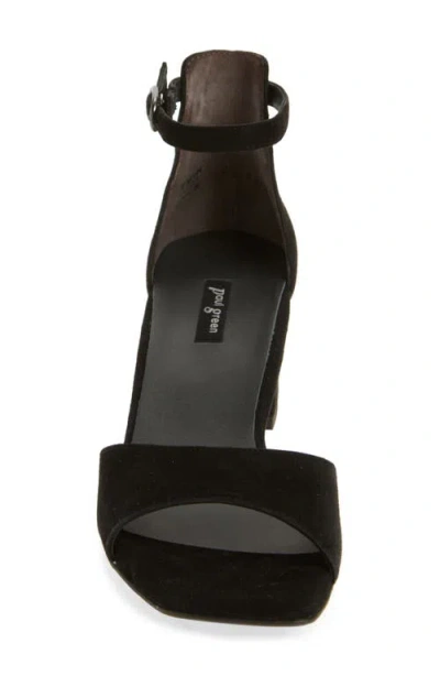 Paul Green Barbee Ankle Strap Sandal In Black