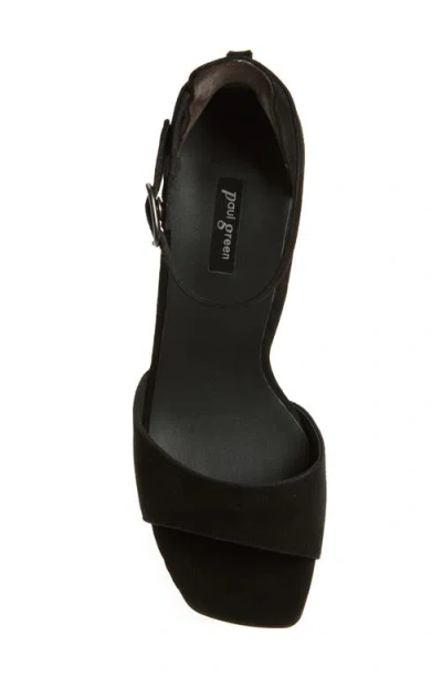 Paul Green Barbee Ankle Strap Sandal In Black