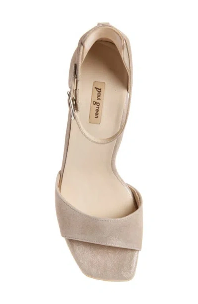 Paul Green Barbee Ankle Strap Sandal In Brown