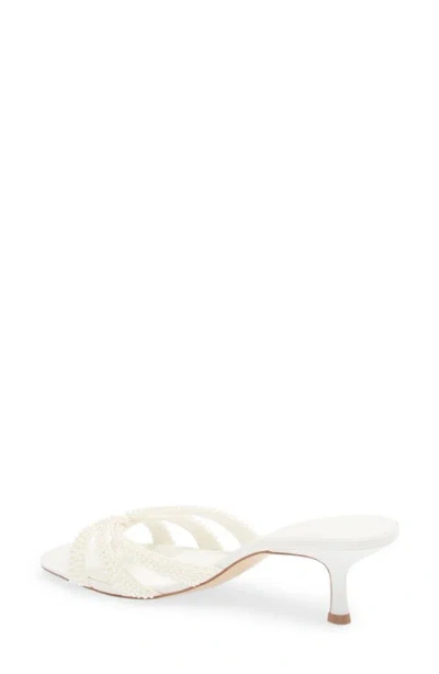 Steve Madden Cary Slide Sandal In White