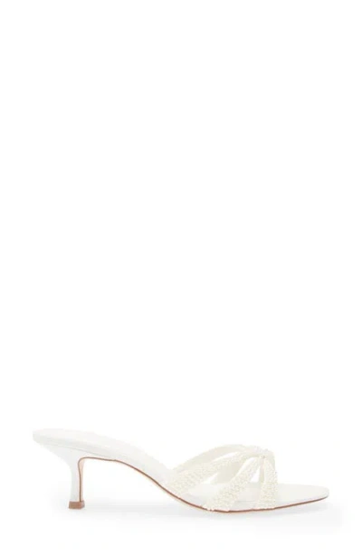 Steve Madden Cary Slide Sandal In White