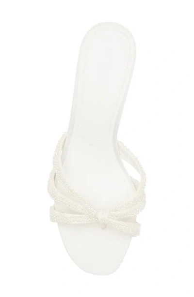 Steve Madden Cary Slide Sandal In White