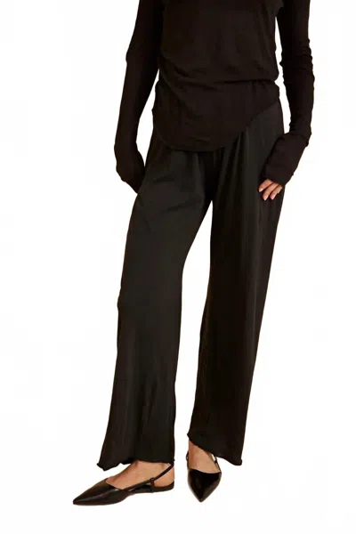 All Three Naomi Lounge Pant In Black In Brown