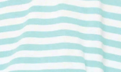 Gibsonlook Serene Mornings Stripe Print Henley Top In Blue