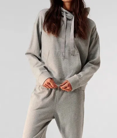 Velvet By Graham & Spencer Ojai Hoodie In Heather Grey In Gray