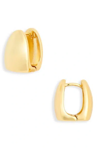Nordstrom Rack Demi-fine Dome Huggie-hoop Earrings In Gold