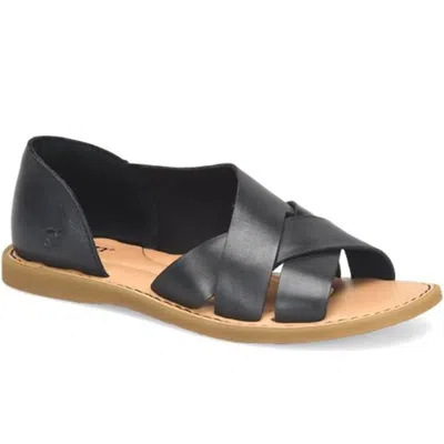 B.o.c. B. O.c Kamryn Bc0034909 Sandals Women's Black Faux Leather Slip-on Gal1227 In Black