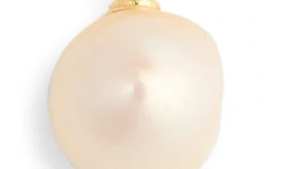 Nordstrom Rack Demi-fine Faux Pearl Pendant Necklace In Gold