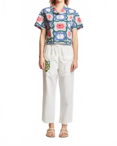 Rujuta Sheth Arlo Short Sleeve Shirt In Quilt Floral In Multi