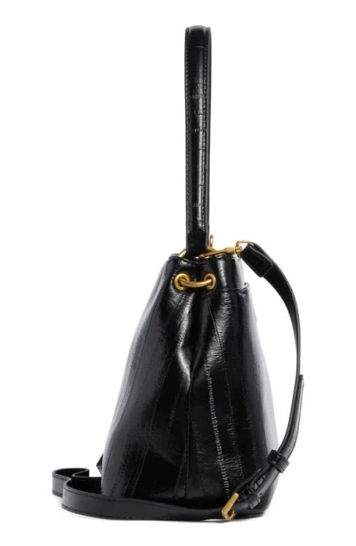 Tahari Keeley Faux Leather Satchel In Black