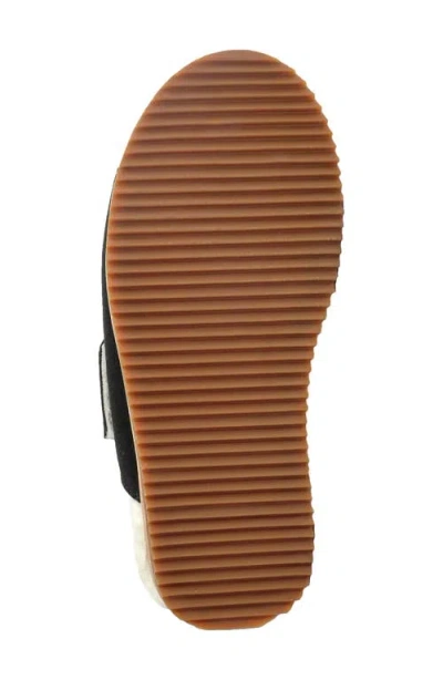 Revitalign Amelia Faux Fur Lined Slide Slipper In Black