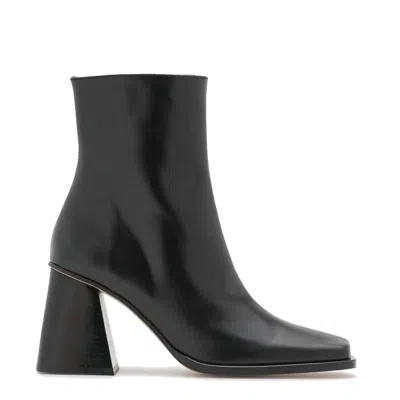 Alohas Women's South Bicolor Boots In Stone Beige Black In Black