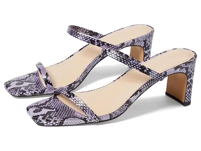 Faryl By Farylrobin Analisa Sandal Women's Lavender Snake Slip-on Gal1026 In Purple