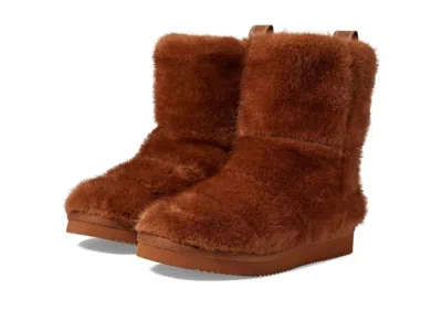 Michael Kors Stark 40h3bafe7d-230 Slipper Womens Brown Faux Fur Bootie Gal950 In Brown