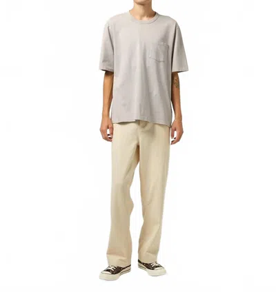 Corridor Garment Dye Tee In Oyster Grey In Gray