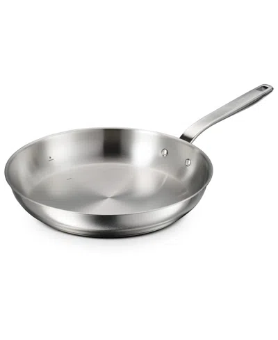 Tramontina Tempo Tri-ply Base Stainless Steel 12" Large Frying Pan In Silver