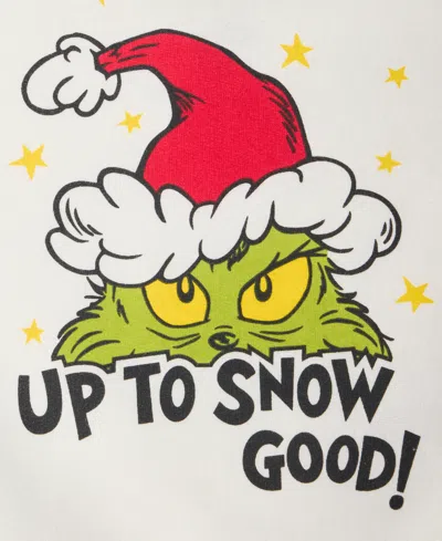 Epic Threads Boys 2t-4t Grinch Up To Snow Good Sweatshirt, Macy's Exclusive In White